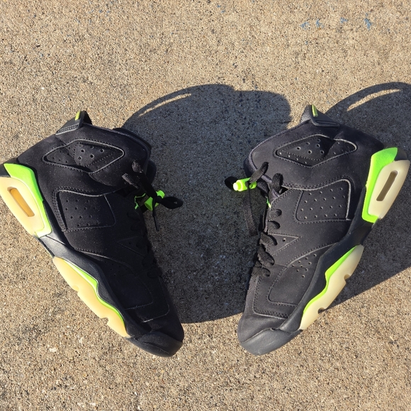 electric green jordan 6 near me